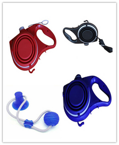 Dog Walking Kit — Portable Water Bottle, Food Cup & Rope
