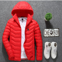 USB Heated Jacket — Electric Thermal Coat with Multi-Zone Heating