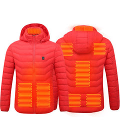 USB Heated Jacket — Electric Thermal Coat with Multi-Zone Heating