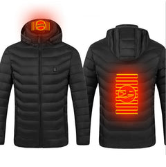 USB Heated Jacket — Electric Thermal Coat with Multi-Zone Heating