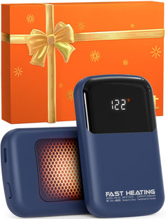 Rechargeable Hand Warmers, 2-Pack — Pocket Heaters with LED Charge Display