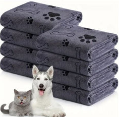 Quick-Dry Microfiber Pet Towel for Dogs & Cats