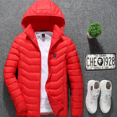 USB Heated Jacket — Electric Thermal Coat with Multi-Zone Heating