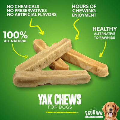 Gold Yak Cheese Chews for Small Dogs (15-25 lb) - Small 3-4