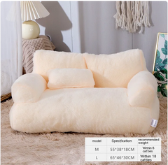 Fluffy Plush Pet Bed — Single, 2-Pack or 3-Pack