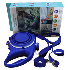 Dog Walking Kit — Portable Water Bottle, Food Cup & Rope