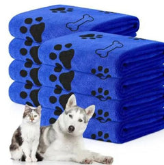 Quick-Dry Microfiber Pet Towel for Dogs & Cats