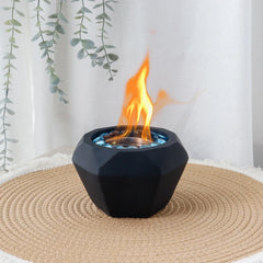 6"x4" Portable Cement Tabletop Fireplace