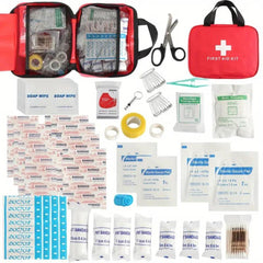 173-Piece First Aid Kit — Portable Emergency Bag for Camping, Hunting & the Truck