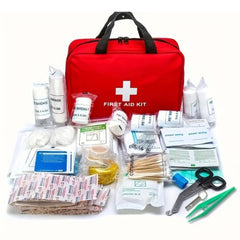 173-Piece First Aid Kit — Portable Emergency Bag for Camping, Hunting & the Truck