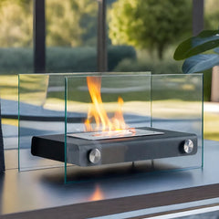 14" L Portable Tabletop Fireplace